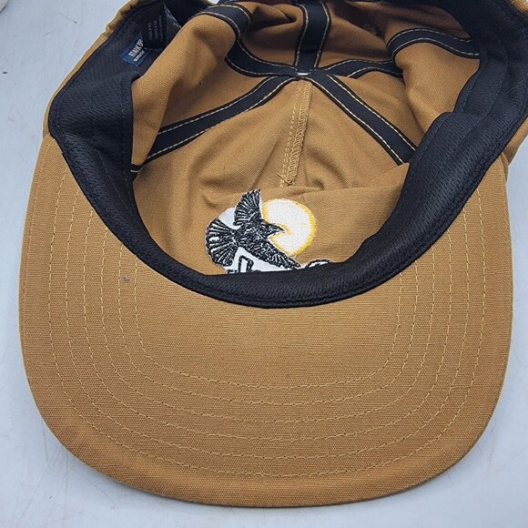 Roark Mens Brown Messenger 5 Panel Snapback Hat Outdoors Casual Camping Summer - Picture 8 of 9